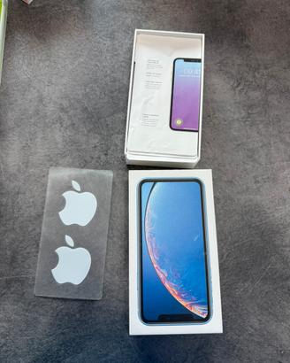 Scatola iphone XR blu