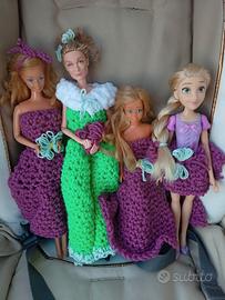 Barbie con abiti artigianali