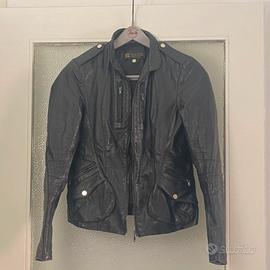 Giacca vera pelle - made in Italy - biker style