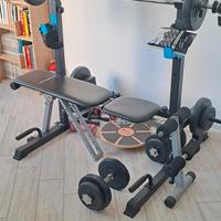 kit attrezzature palestra body building