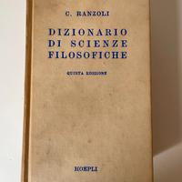 Manuali Hoepli "Dizionario di Scienze Filosofiche"