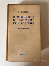 Manuali Hoepli "Dizionario di Scienze Filosofiche"