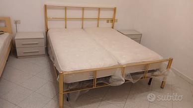 testiera di ottone bagno oro 