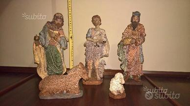 Statuette presepe in resina