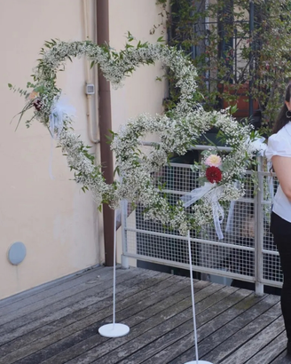 Grandi Oggetti decorativi in ferro battuto cuore