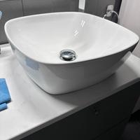 Top per mobile bagno con lavabi