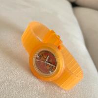 Orologio Hip Hop Silicone Arancione Unisex