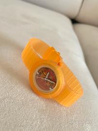 Orologio Hip Hop Silicone Arancione Unisex