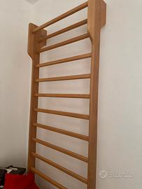 Spalliera svedese in legno – come nuova