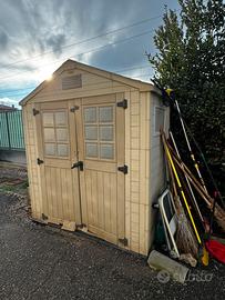 Casetta da giardino in resina