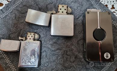 accendini zippo e tripla fiamma gas  sigari