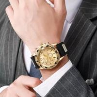 Orologio Sportivo Moda Uomo colore Oro e Argento