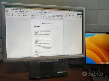 Monitor Acer X193W