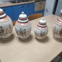 4 VASI FRATELLI GIALLETTI DERUTA