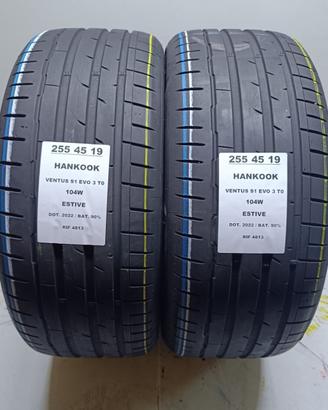 2 GOMME 255 45 19 HANKOOK RIF4813