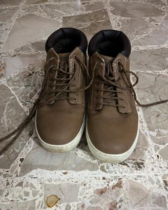Scarponcini Kappa Marroni Stile Timberland - 43