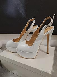 Scarpe decolletè Bianco con Tacco alto 37 