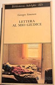 Libro G. Simenon "Lettera al mio giudice" Adelphi