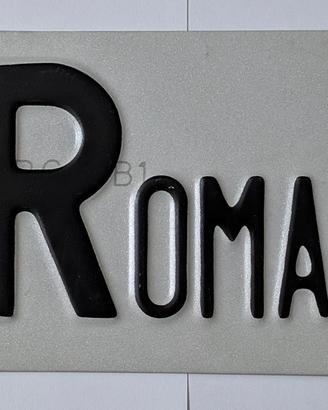 Targhe auto storica provincia ROMA