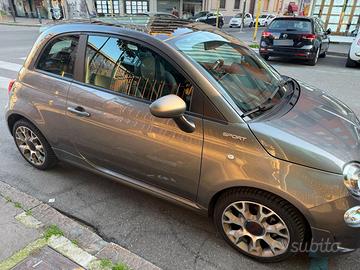 FIAT 500 SPORT HYBRID 70CV TETTO PANORAMICO CERCHI