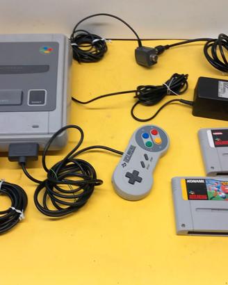Console Nintendo Super Nintendo, completa di 1 gam