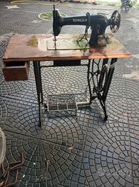 Macchina per cucire Singer da restaurare