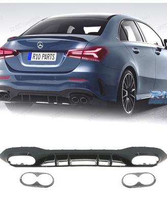 DIFFUSORE MERCEDES CLASSE A V177 18-22 LOOK AMG A4