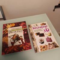 N. 2 libri sul Decoupage