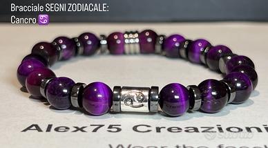 Bracciale artigianale SEGNI ZODIACALE: CANCRO