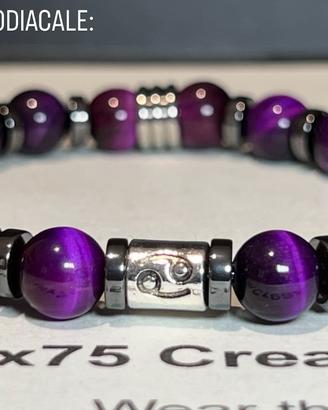 Bracciale artigianale SEGNI ZODIACALE: CANCRO