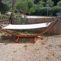 Amaca in legno da giardino