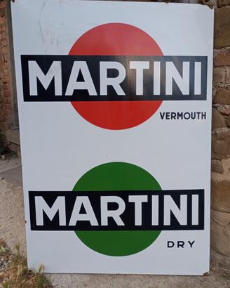 Insegna Martini & Rossi originale 1958 “Moneta”