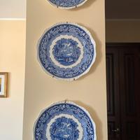 Piatti murali  Mason's "Vista" Blue Transferware