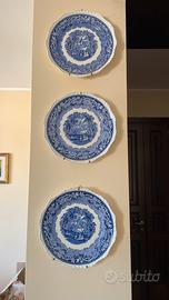 Piatti murali  Mason's "Vista" Blue Transferware