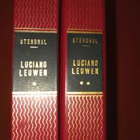 STHENDAL  LUCIANO LEUWEN SANSONI EDITORE 2 VOLUMI