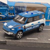 LAND ROVER New Defender 110 Polizia - Burago 1/43