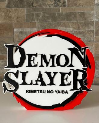 logo decorazione Demon Slayer