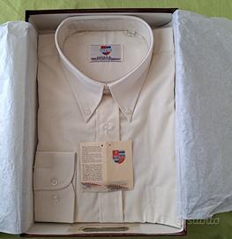 Bella camicia uomo a righine gialle