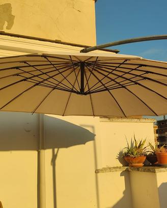 Ombrellone da Giardino-terrazzo (+4 lastre incl.)