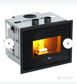 camino a Pellet canalizzato Completamente Nuovo