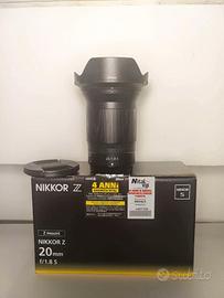 Nikon Z 20mm f1.8 S (come nuovo)