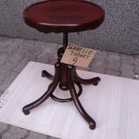 Sgabello di pianoforte regolabile thonet