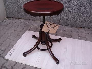 Sgabello di pianoforte regolabile thonet