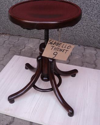 Sgabello di pianoforte regolabile thonet