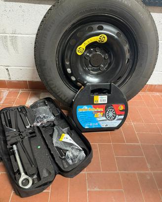 Ruotno jeep compass /fiat 500x + catene