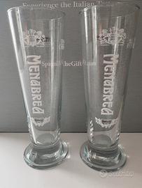 Bicchieri birra Menabrea