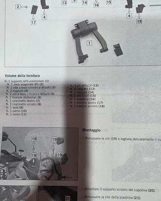 ktm 1190 adventure supporto gps/cell