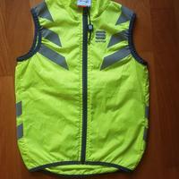 Giubbotto smanicato catarifrangente taglia 8 anni