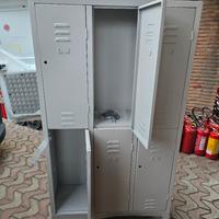 ARMADIO SPOGLIATOIO 6 ANTE