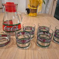 Bicchieri vintage coca cola